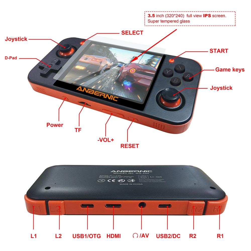 Retro 3.5 inch Video Game Consoles