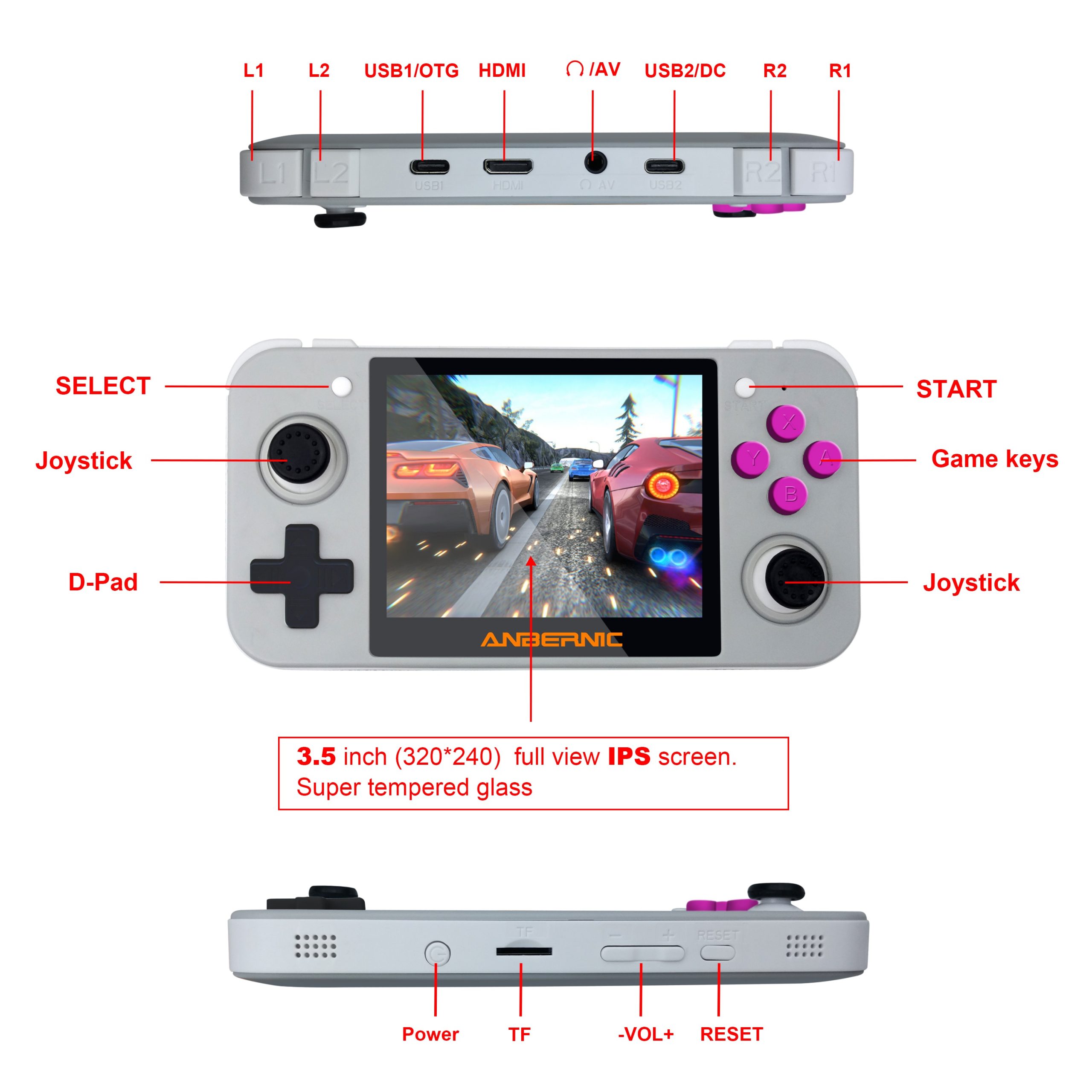 Retro 3.5 inch Video Game Consoles