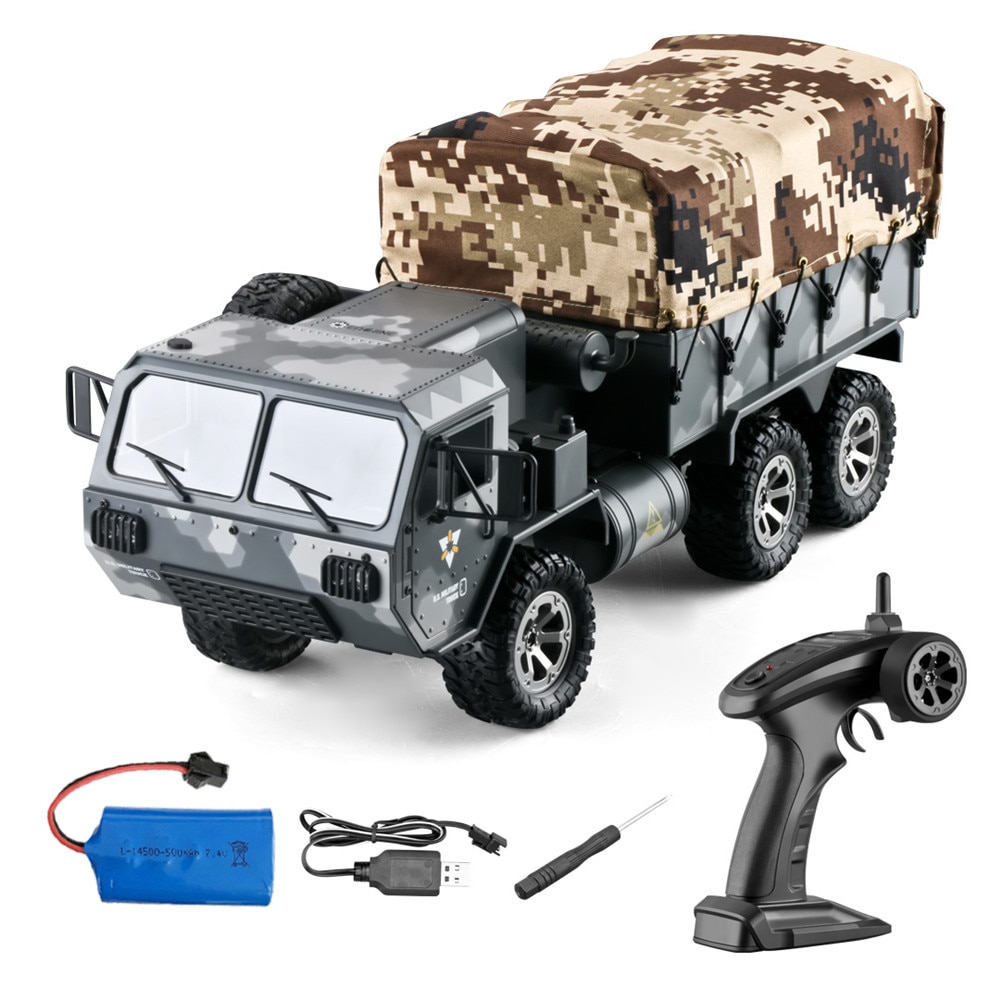 High-Speed US Army Military Truck RC Car Toy